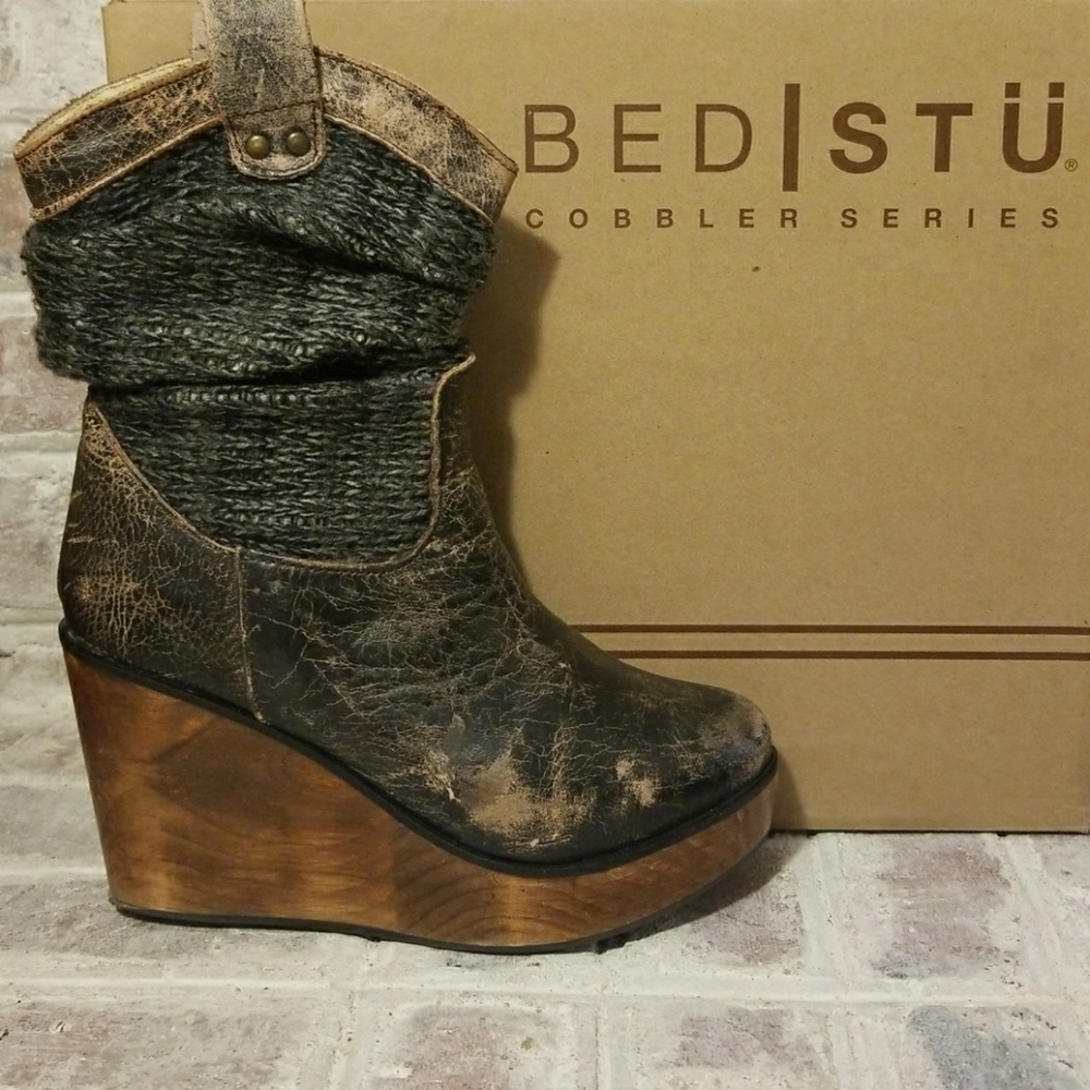 Bed Stu Bruges Sweater Knit Bootie